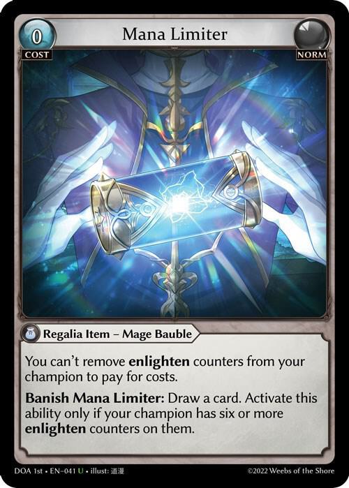 Mana Limiter 041 (Dawn of Ashes 1st Edition)  | Good Games Adelaide SA