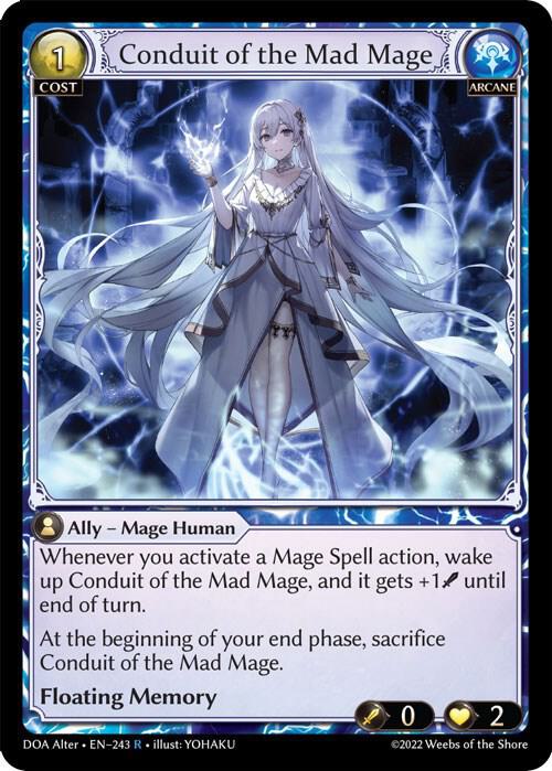 Conduit of the Mad Mage 243 (Dawn of Ashes Alter Edition)  - Foil | Good Games Adelaide SA