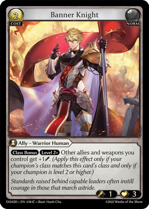 Banner Knight 038 (Dawn of Ashes Starter Decks)  | Good Games Adelaide SA