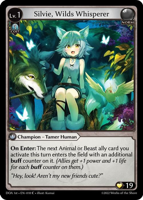 Silvie Wilds Whisperer 010 (Dawn of Ashes 1st Edition)  | Good Games Adelaide SA