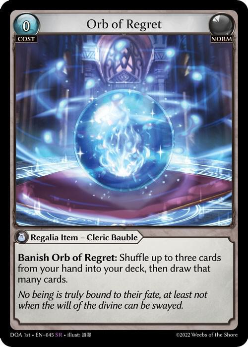 Orb of Regret 045 (Dawn of Ashes 1st Edition)  | Good Games Adelaide SA