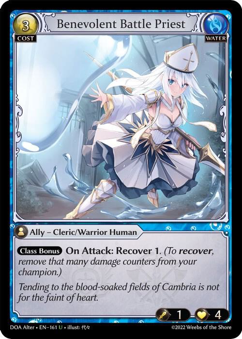 Benevolent Battle Priest 161 (Dawn of Ashes Alter Edition)  | Good Games Adelaide SA