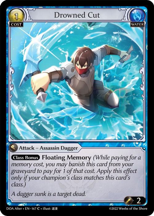 Drowned Cut 167 (Dawn of Ashes Alter Edition)  | Good Games Adelaide SA