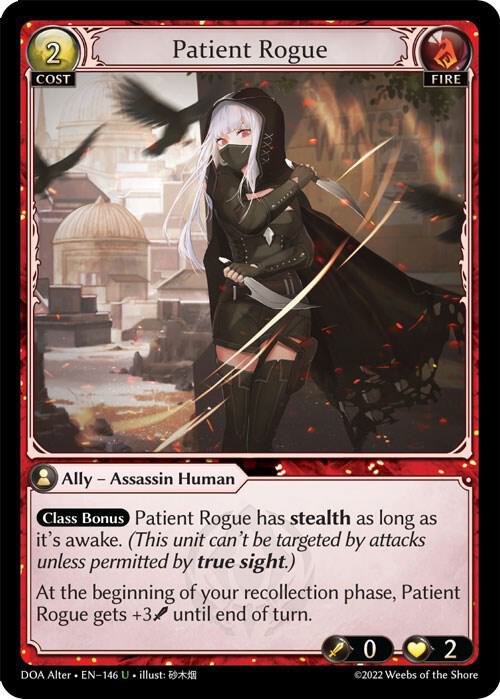 Patient Rogue 146 (Dawn of Ashes Alter Edition)  | Good Games Adelaide SA
