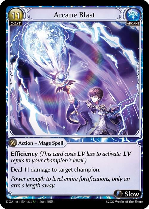 Arcane Blast 239 (Dawn of Ashes 1st Edition)  - Foil | Good Games Adelaide SA