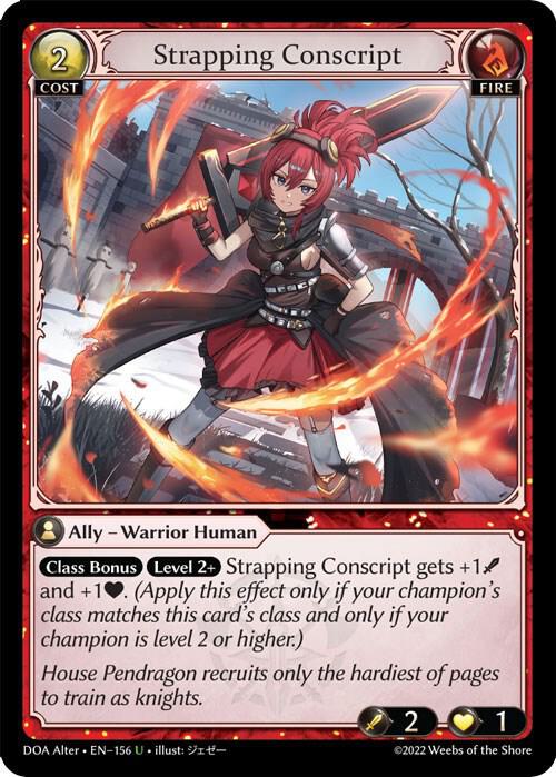 Strapping Conscript 156 (Dawn of Ashes Alter Edition)  - Foil | Good Games Adelaide SA