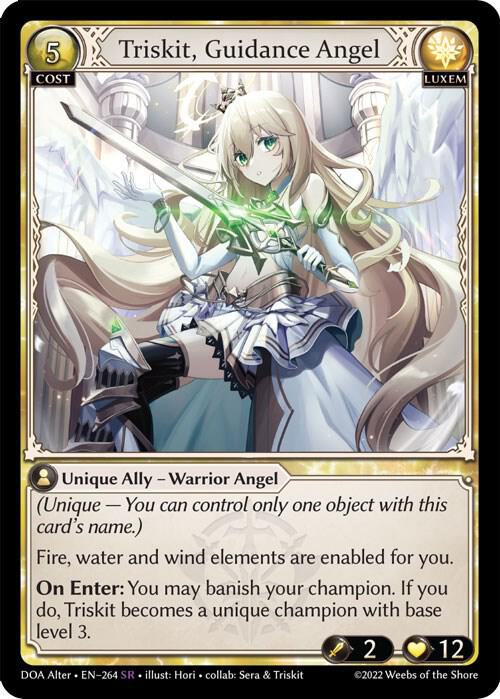 Triskit Guidance Angel 264 (Dawn of Ashes Alter Edition)  | Good Games Adelaide SA