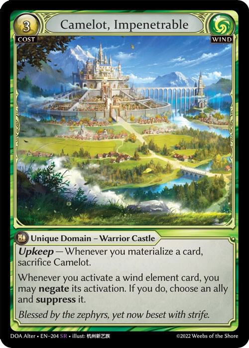 Camelot Impenetrable 204 (Dawn of Ashes Alter Edition)  | Good Games Adelaide SA