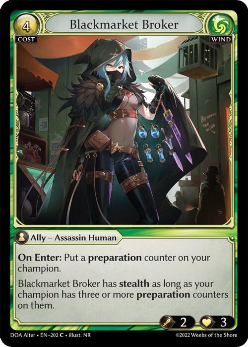 Blackmarket Broker 202 (Dawn of Ashes Alter Edition)  | Good Games Adelaide SA