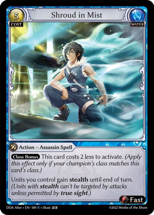 Shroud in Mist 189 (Dawn of Ashes Alter Edition)  | Good Games Adelaide SA