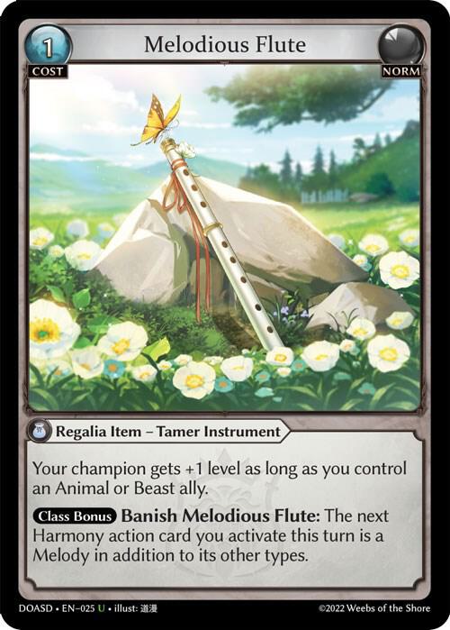 Melodious Flute 025 (Dawn of Ashes Starter Decks)  | Good Games Adelaide SA
