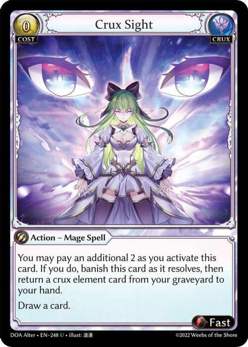 Crux Sight 248 (Dawn of Ashes Alter Edition)  - Foil | Good Games Adelaide SA