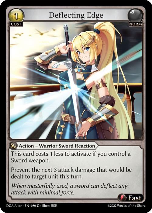 Deflecting Edge 080 (Dawn of Ashes Alter Edition)  | Good Games Adelaide SA