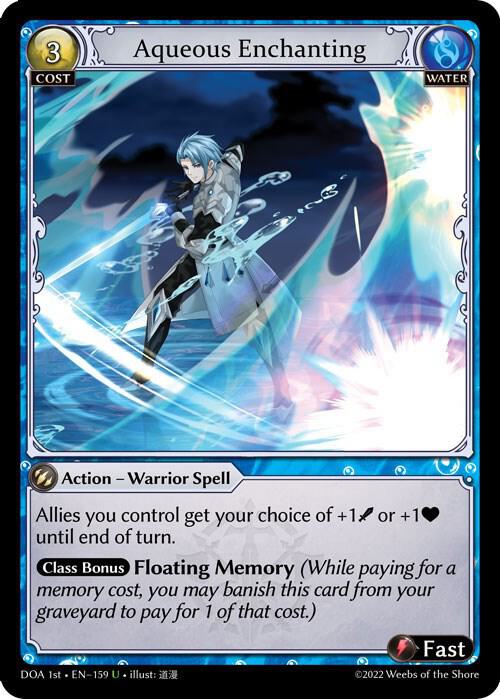 Aqueous Enchanting 159 (Dawn of Ashes 1st Edition)  - Foil | Good Games Adelaide SA