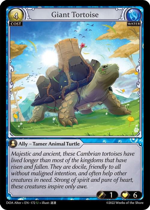 Giant Tortoise 172 (Dawn of Ashes Alter Edition)  - Foil | Good Games Adelaide SA