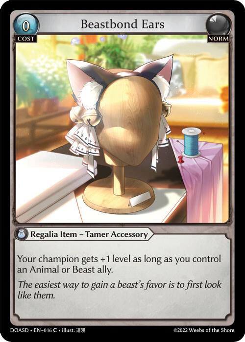 Beastbond Ears 016 (Dawn of Ashes Starter Decks)  | Good Games Adelaide SA