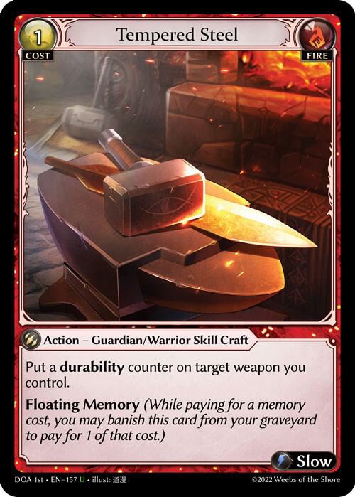 Tempered Steel 157 (Dawn of Ashes 1st Edition)  | Good Games Adelaide SA