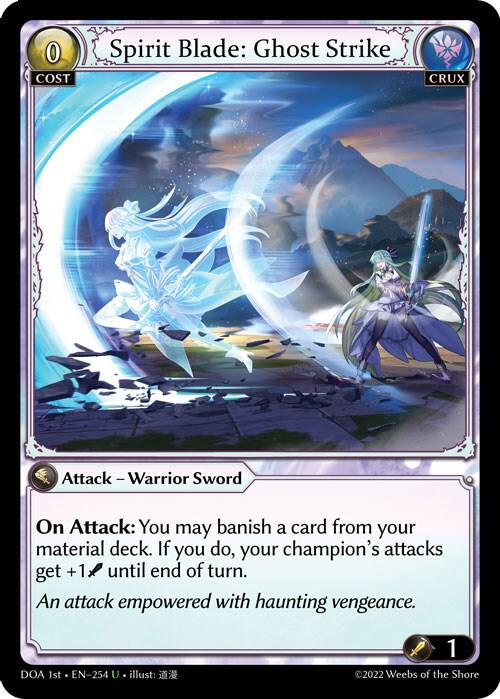 Spirit Blade Ghost Strike 254 (Dawn of Ashes 1st Edition)  | Good Games Adelaide SA
