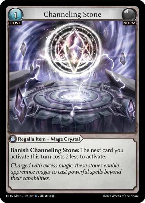 Channeling Stone 028 (Dawn of Ashes Alter Edition)  - Foil | Good Games Adelaide SA