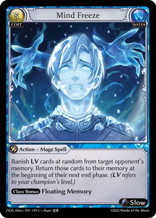 Mind Freeze 179 (Dawn of Ashes Alter Edition)  | Good Games Adelaide SA