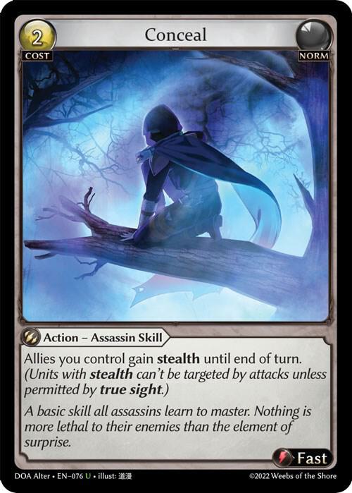 Conceal 076 (Dawn of Ashes Alter Edition)  | Good Games Adelaide SA