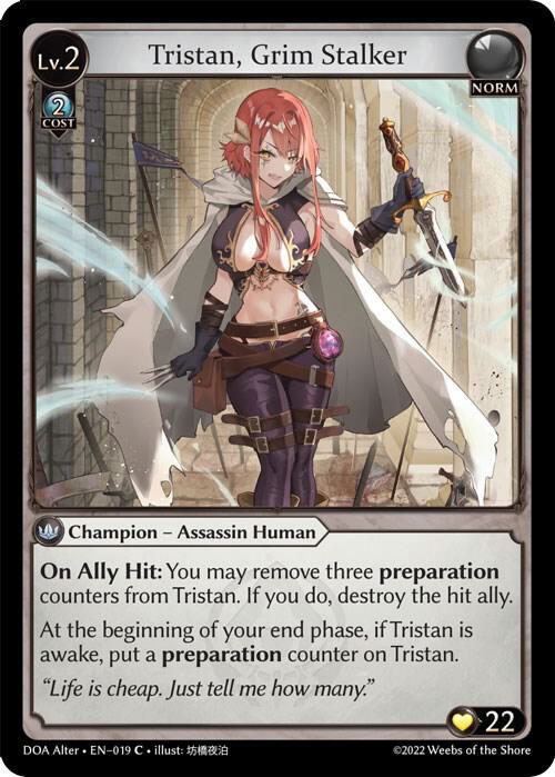 Tristan Grim Stalker 019 (Dawn of Ashes Alter Edition)  - Foil | Good Games Adelaide SA