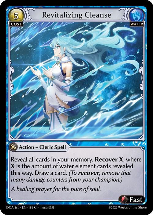 Revitalizing Cleanse 186 (Dawn of Ashes 1st Edition)  - Foil | Good Games Adelaide SA