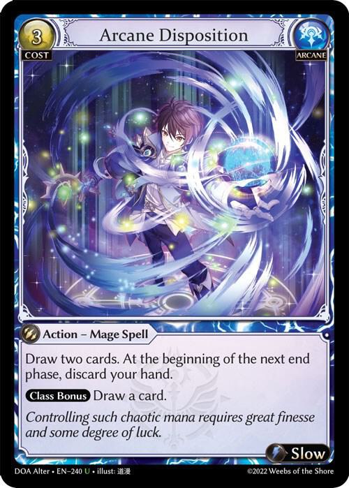 Arcane Disposition 240 (Dawn of Ashes Alter Edition)  - Foil | Good Games Adelaide SA