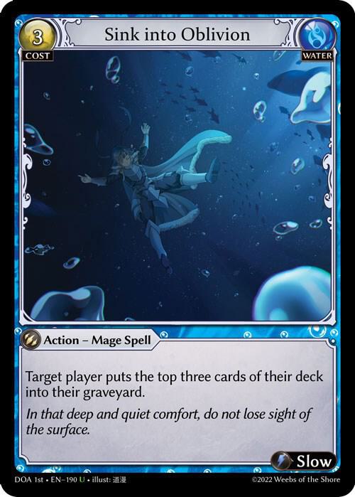 Sink into Oblivion 190 (Dawn of Ashes 1st Edition)  | Good Games Adelaide SA