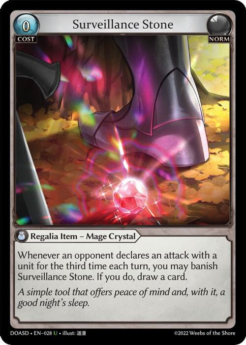 Surveillance Stone 028 (Dawn of Ashes Starter Decks)  | Good Games Adelaide SA