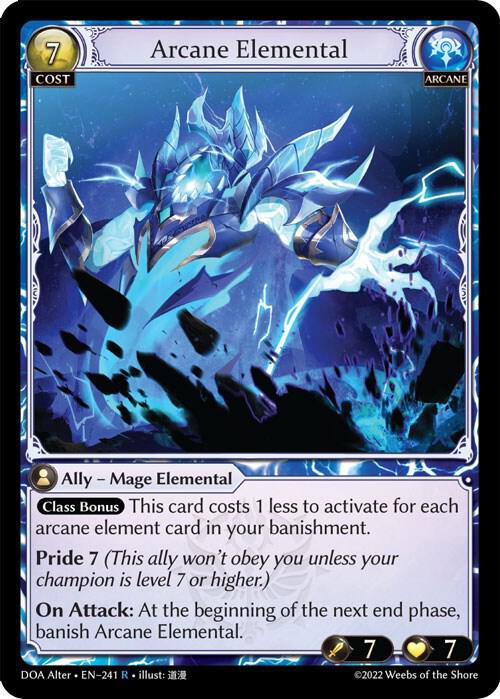 Arcane Elemental 241 (Dawn of Ashes Alter Edition)  | Good Games Adelaide SA