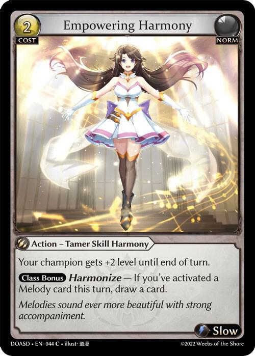 Empowering Harmony 044 (Dawn of Ashes Starter Decks)  | Good Games Adelaide SA