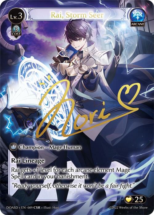 Rai Storm Seer CSR 009 (Dawn of Ashes Starter Decks)  - Foil | Good Games Adelaide SA