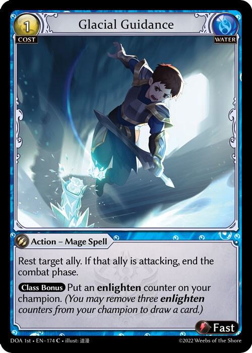 Glacial Guidance 174 (Dawn of Ashes 1st Edition)  | Good Games Adelaide SA