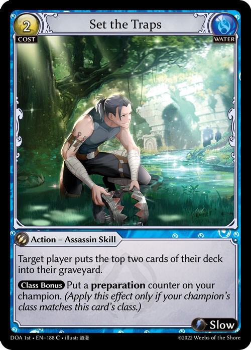 Set the Traps 188 (Dawn of Ashes 1st Edition)  | Good Games Adelaide SA