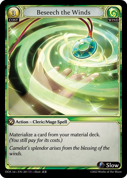 Beseech the Winds 201 (Dawn of Ashes 1st Edition)  | Good Games Adelaide SA
