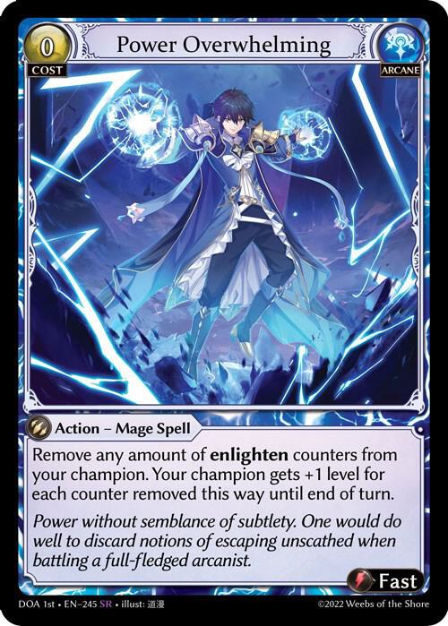 Power Overwhelming 245 (Dawn of Ashes 1st Edition)  | Good Games Adelaide SA