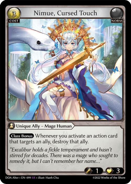 Nimue Cursed Touch 099 (Dawn of Ashes Alter Edition)  | Good Games Adelaide SA