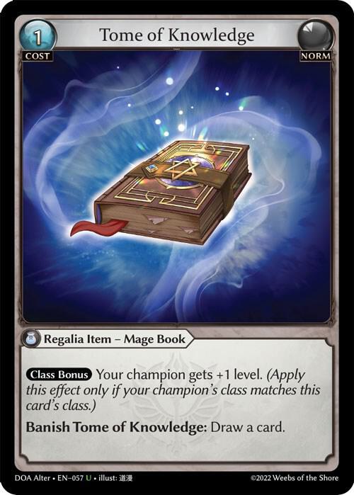 Tome of Knowledge 057 (Dawn of Ashes Alter Edition)  | Good Games Adelaide SA