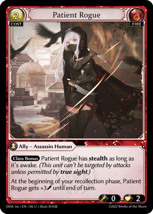 Patient Rogue 146 (Dawn of Ashes 1st Edition)  - Foil | Good Games Adelaide SA