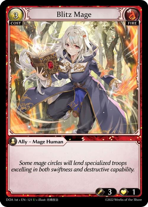 Blitz Mage 121 (Dawn of Ashes 1st Edition)  | Good Games Adelaide SA