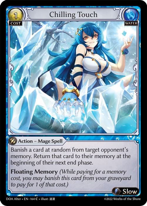 Chilling Touch 164 (Dawn of Ashes Alter Edition)  - Foil | Good Games Adelaide SA