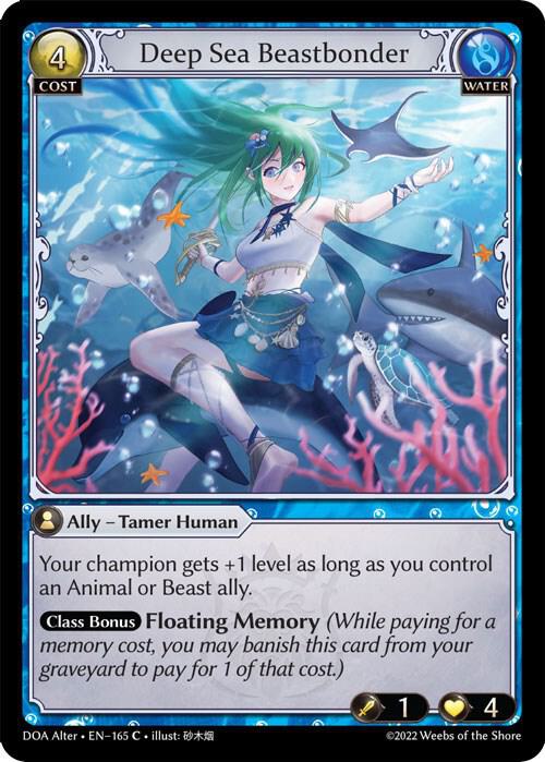 Deep Sea Beastbonder 165 (Dawn of Ashes Alter Edition)  | Good Games Adelaide SA