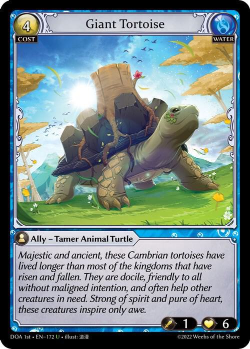 Giant Tortoise 172 (Dawn of Ashes 1st Edition)  | Good Games Adelaide SA