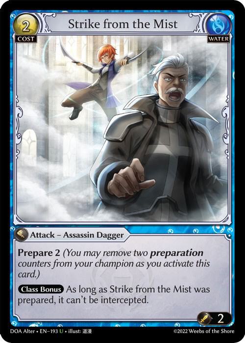 Strike from the Mist 193 (Dawn of Ashes Alter Edition)  | Good Games Adelaide SA