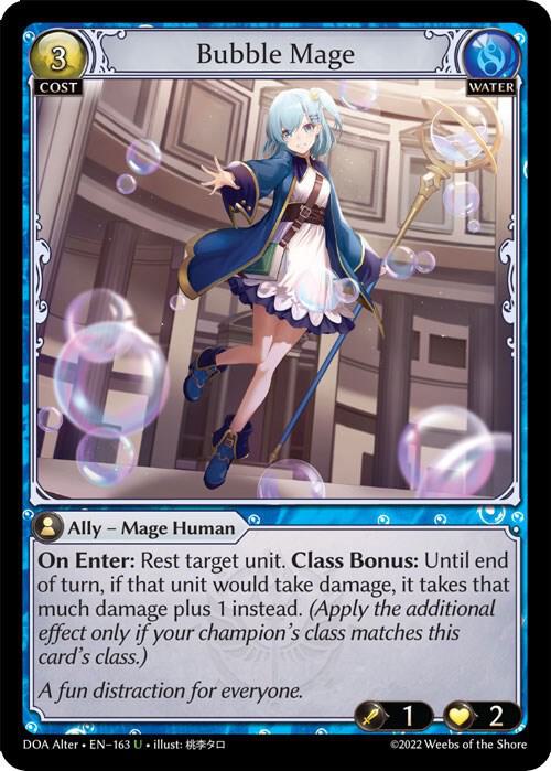 Bubble Mage 163 (Dawn of Ashes Alter Edition)  | Good Games Adelaide SA