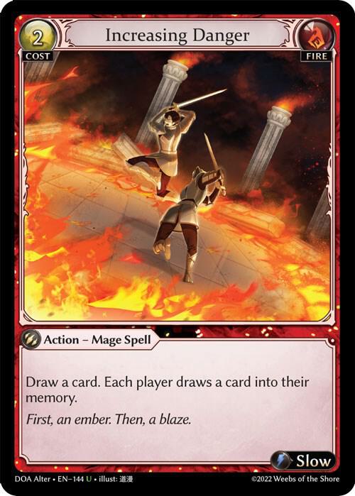 Increasing Danger 144 (Dawn of Ashes Alter Edition)  | Good Games Adelaide SA