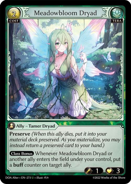 Meadowbloom Dryad 273 (Dawn of Ashes Alter Edition)  - Foil | Good Games Adelaide SA