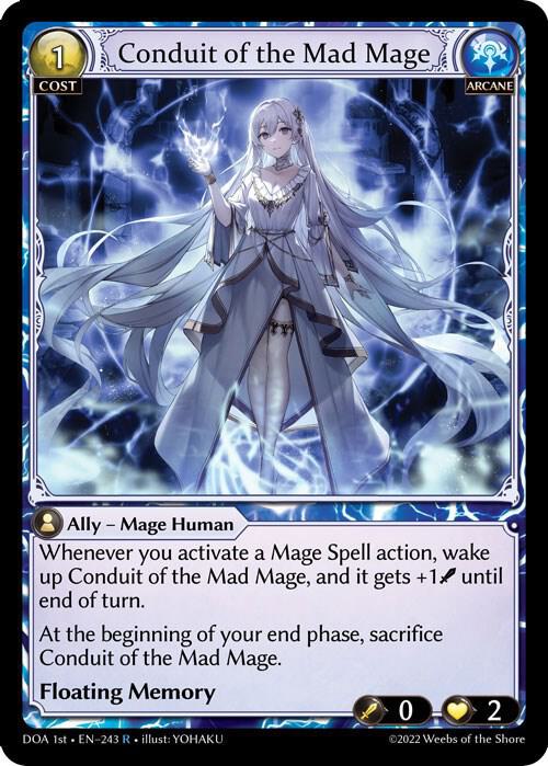 Conduit of the Mad Mage 243 (Dawn of Ashes 1st Edition)  - Foil | Good Games Adelaide SA