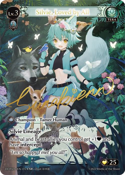 Silvie Loved by All CSR 012 (Dawn of Ashes Starter Decks)  - Foil | Good Games Adelaide SA